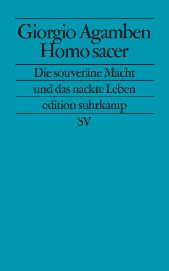 Vorderes Coverbild Homo sacer