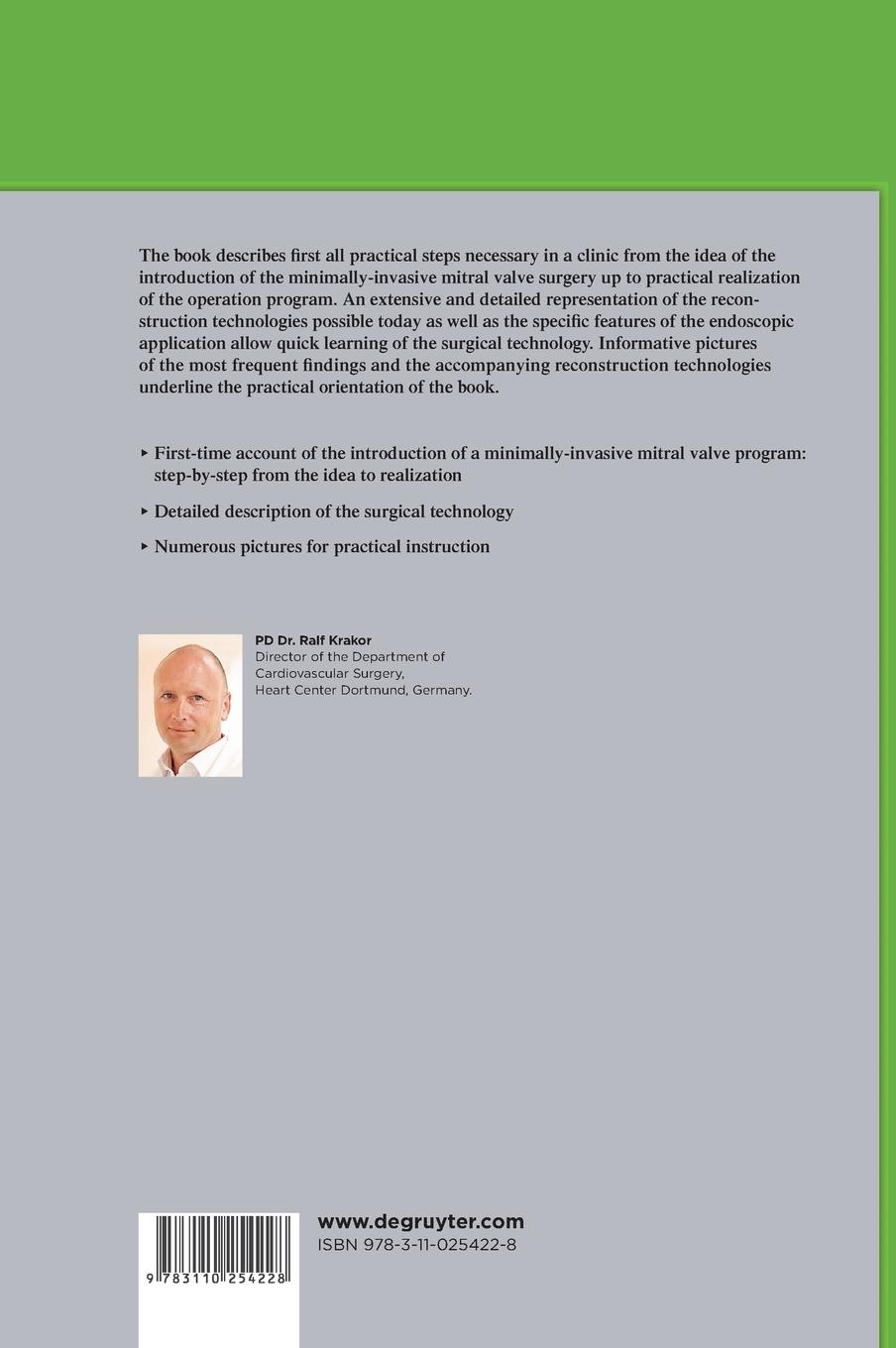 Rückseitencover Endoscopic Mitral Valve Surgery