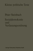 Vorderes Coverbild Sozialdemokratie und Verfassungsverständnis