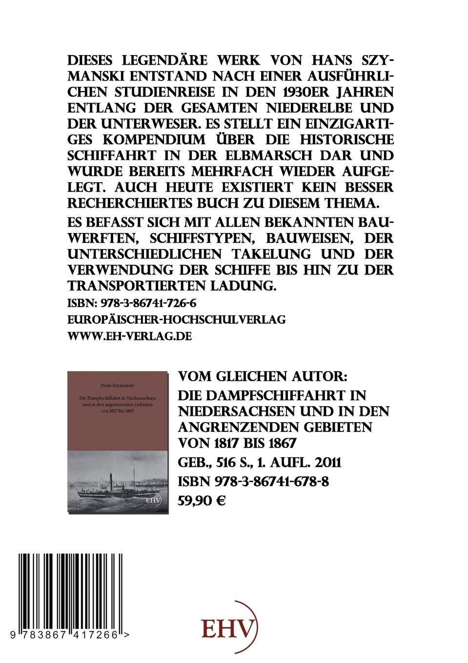 Rückseitencover Die Ever der Niederelbe