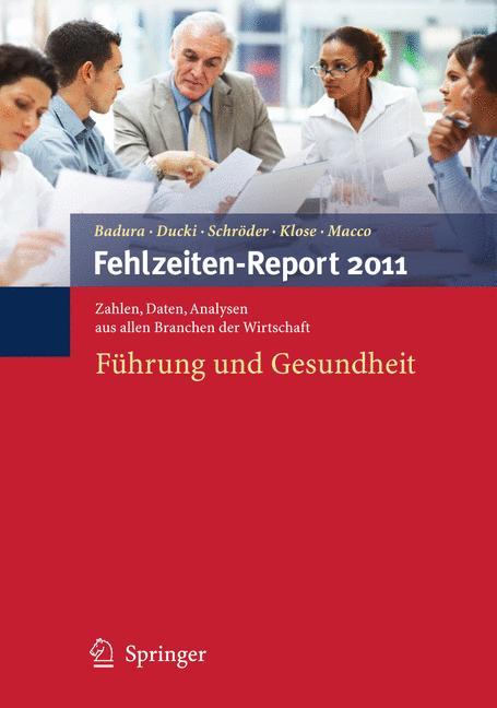 Vorderes Coverbild Fehlzeiten-Report 2011