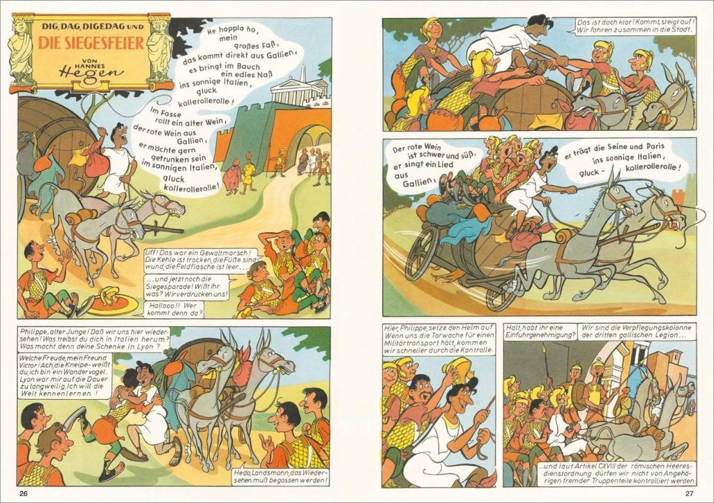 Beispielinhalt (Bild) Die Digedags. Römer-Serie 02. Verschwörung in Rom