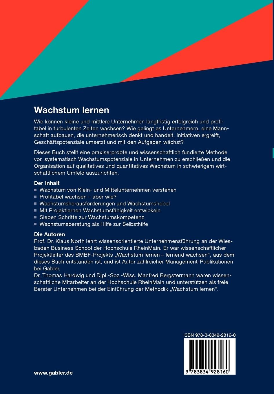 Rückseitencover Wachstum lernen