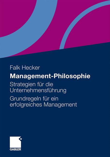 Vorderes Coverbild Management-Philosophie