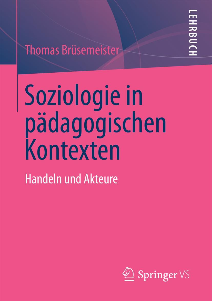 Vorderes Coverbild Soziologie in pädagogischen Kontexten
