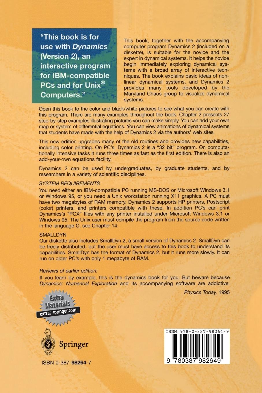 Rückseitencover Dynamics: Numerical Explorations