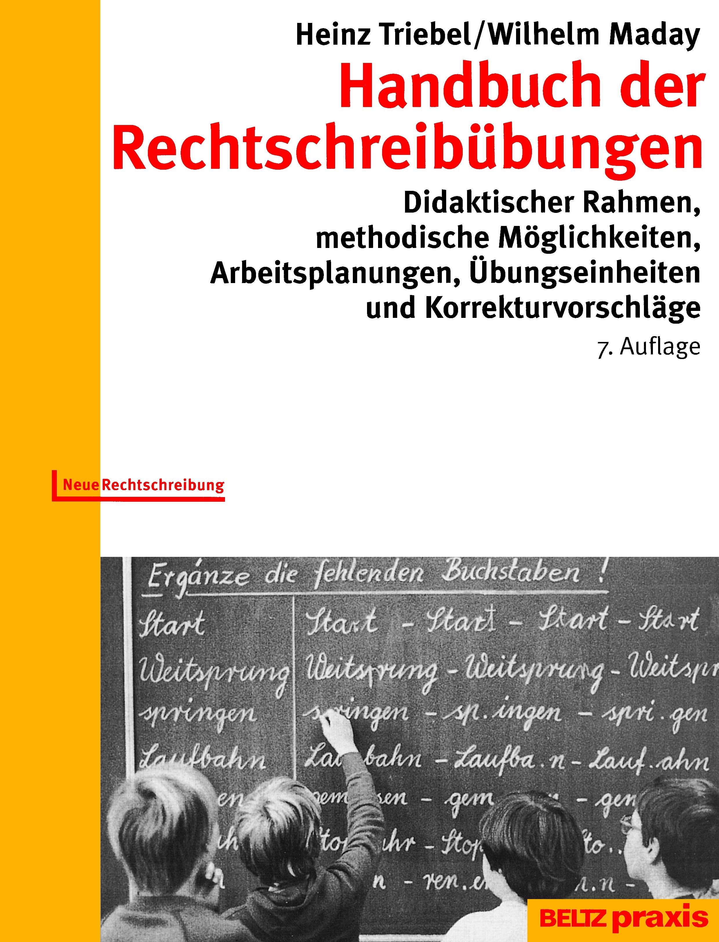 Vorderes Coverbild Handbuch der Rechtschreibübungen