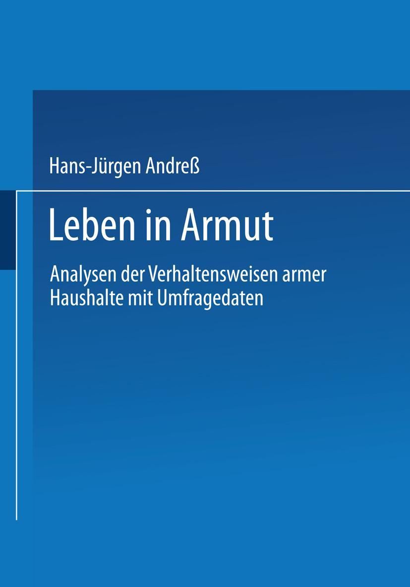 Vorderes Coverbild Leben in Armut