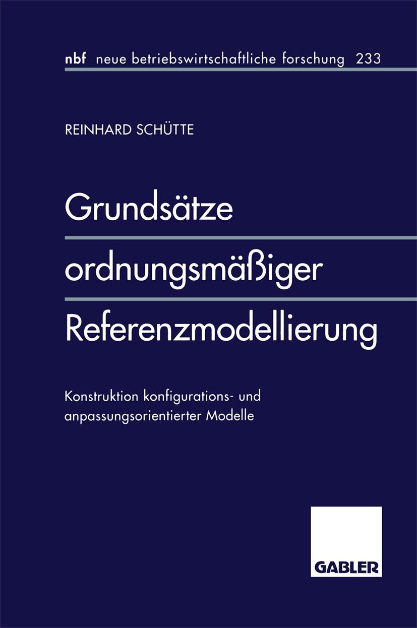 Vorderes Coverbild Grundsätze ordnungsmäßiger Referenzmodellierung