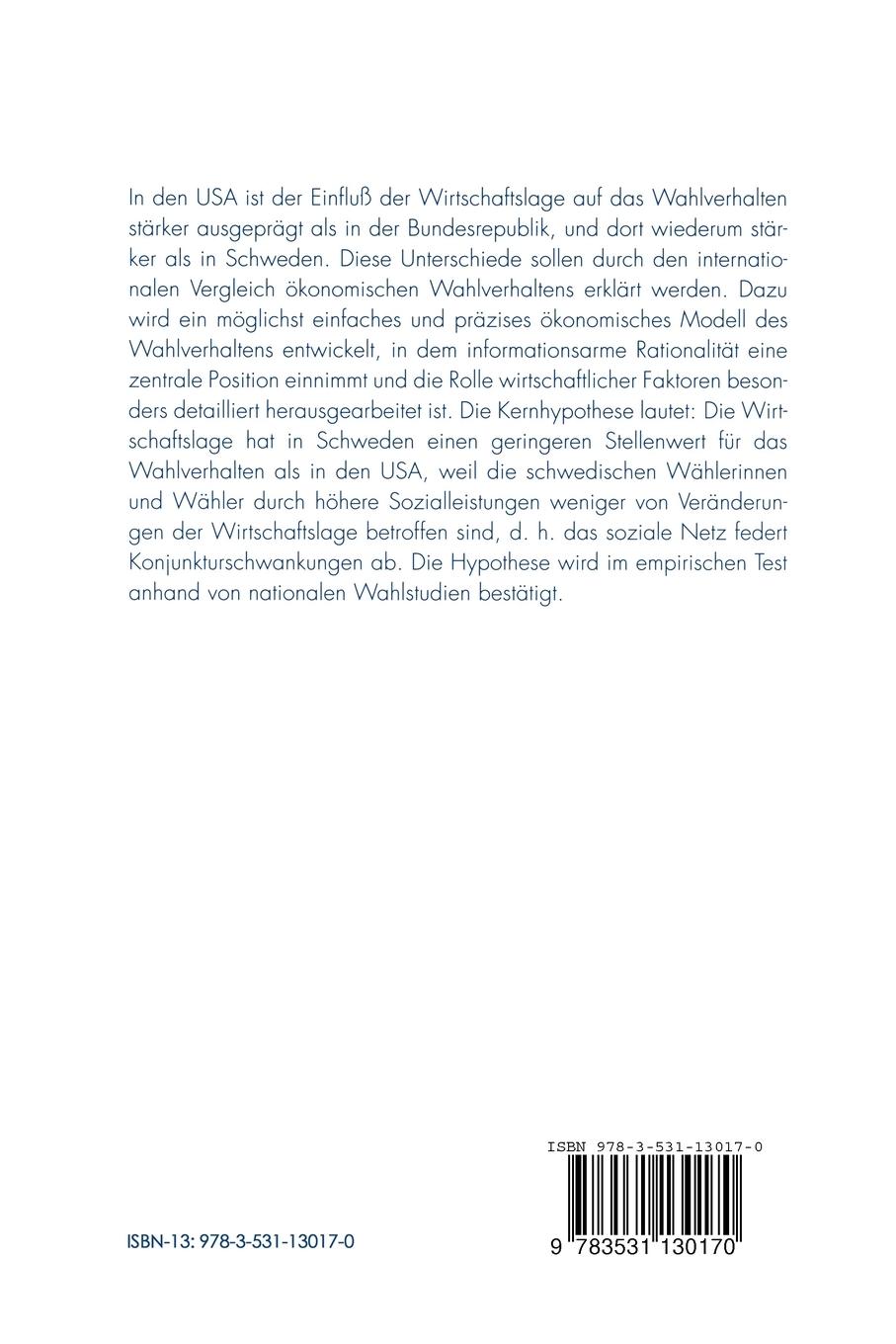 Rückseitencover Demokratie und Wahlen in westlichen Demokratien