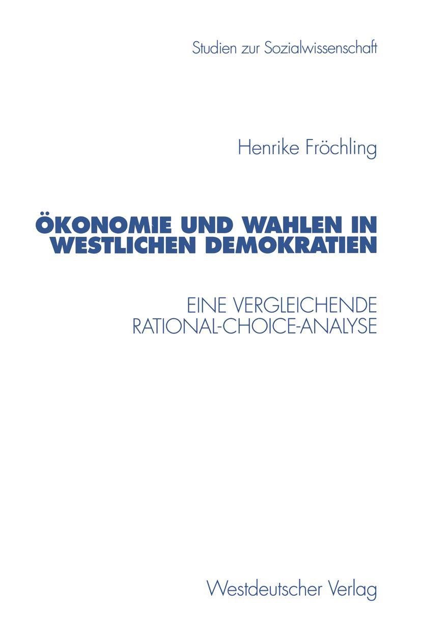 Vorderes Coverbild Demokratie und Wahlen in westlichen Demokratien