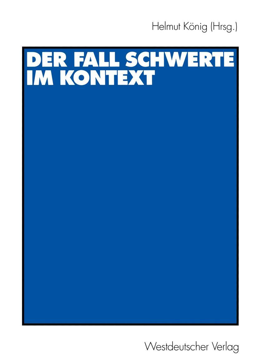 Vorderes Coverbild Der Fall Schwerte im Kontext