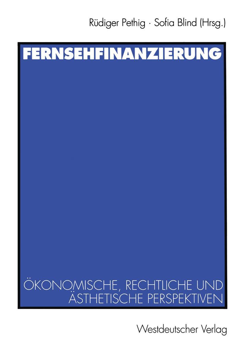 Vorderes Coverbild Fernsehfinanzierung