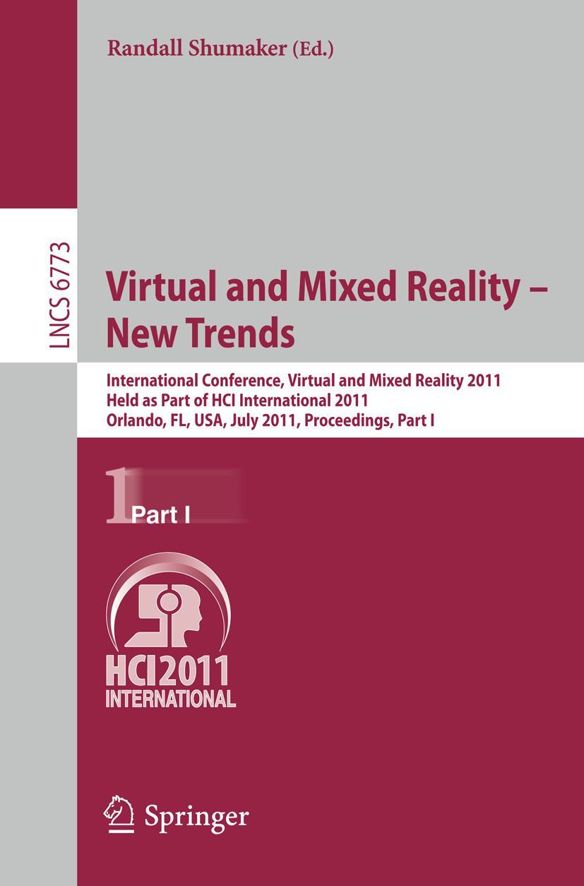 Vorderes Coverbild Virtual and Mixed Reality - New Trends, Part I