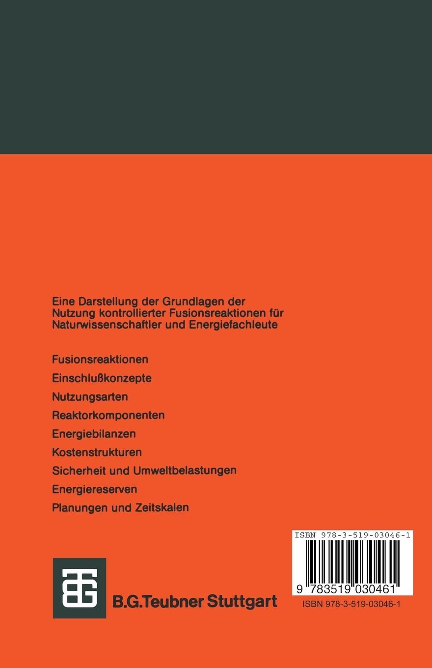 Rückseitencover Kontrollierte Kernfusion