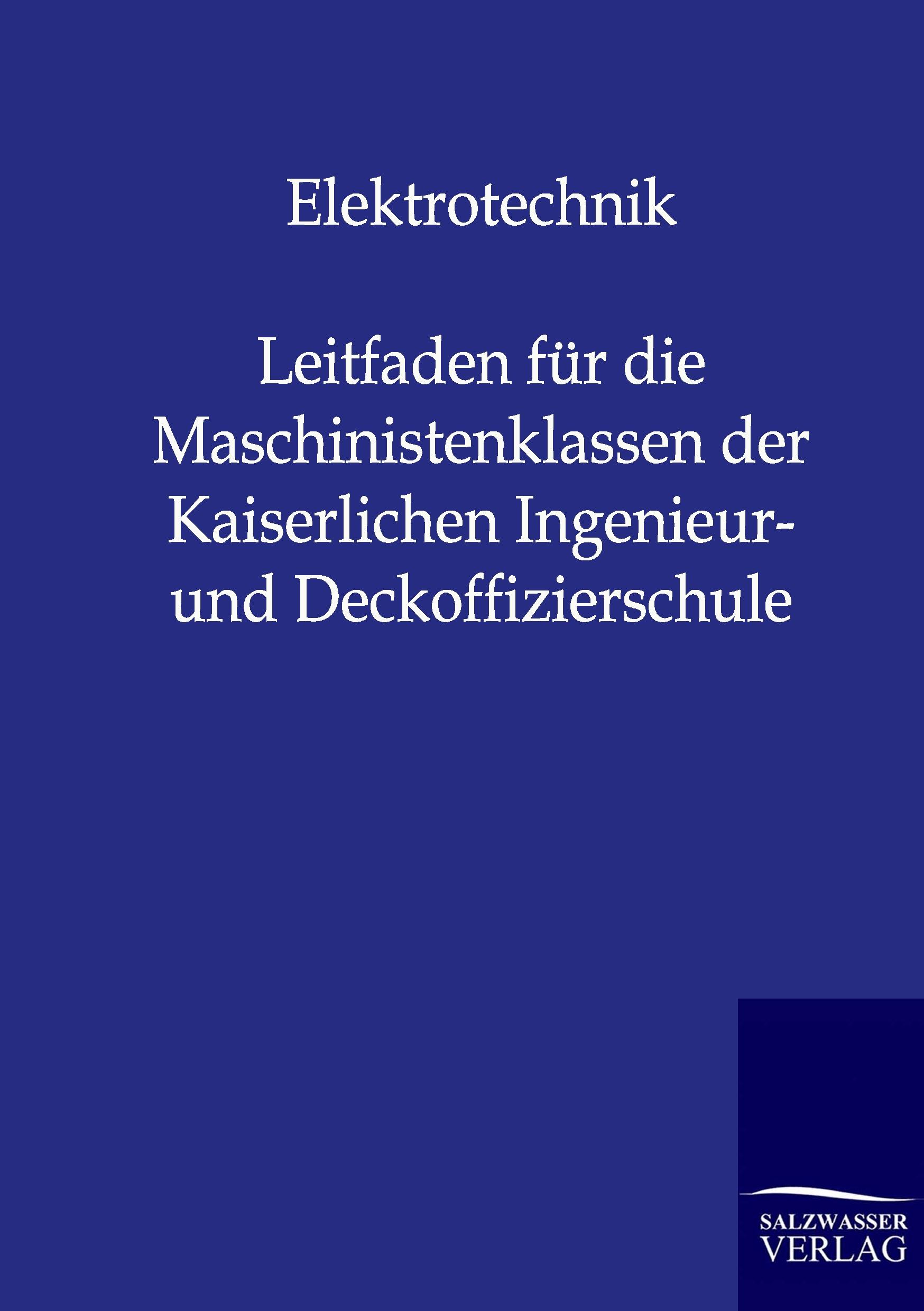 Vorderes Coverbild Elektrotechnik
