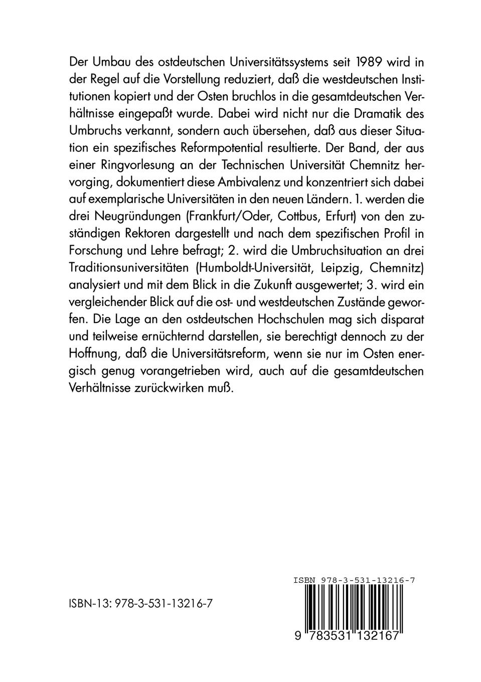 Rückseitencover Ostprofile