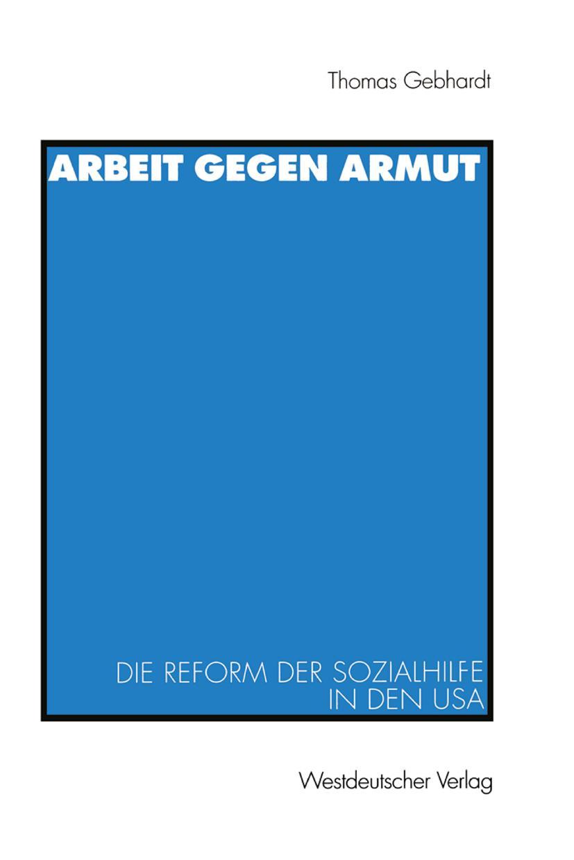 Vorderes Coverbild Arbeit gegen Armut