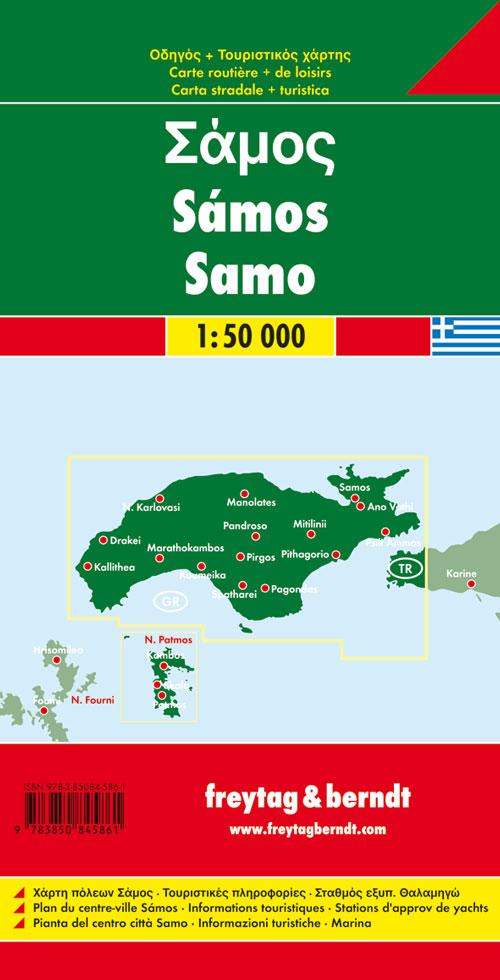 Rückseitencover Samos 1 : 50 000