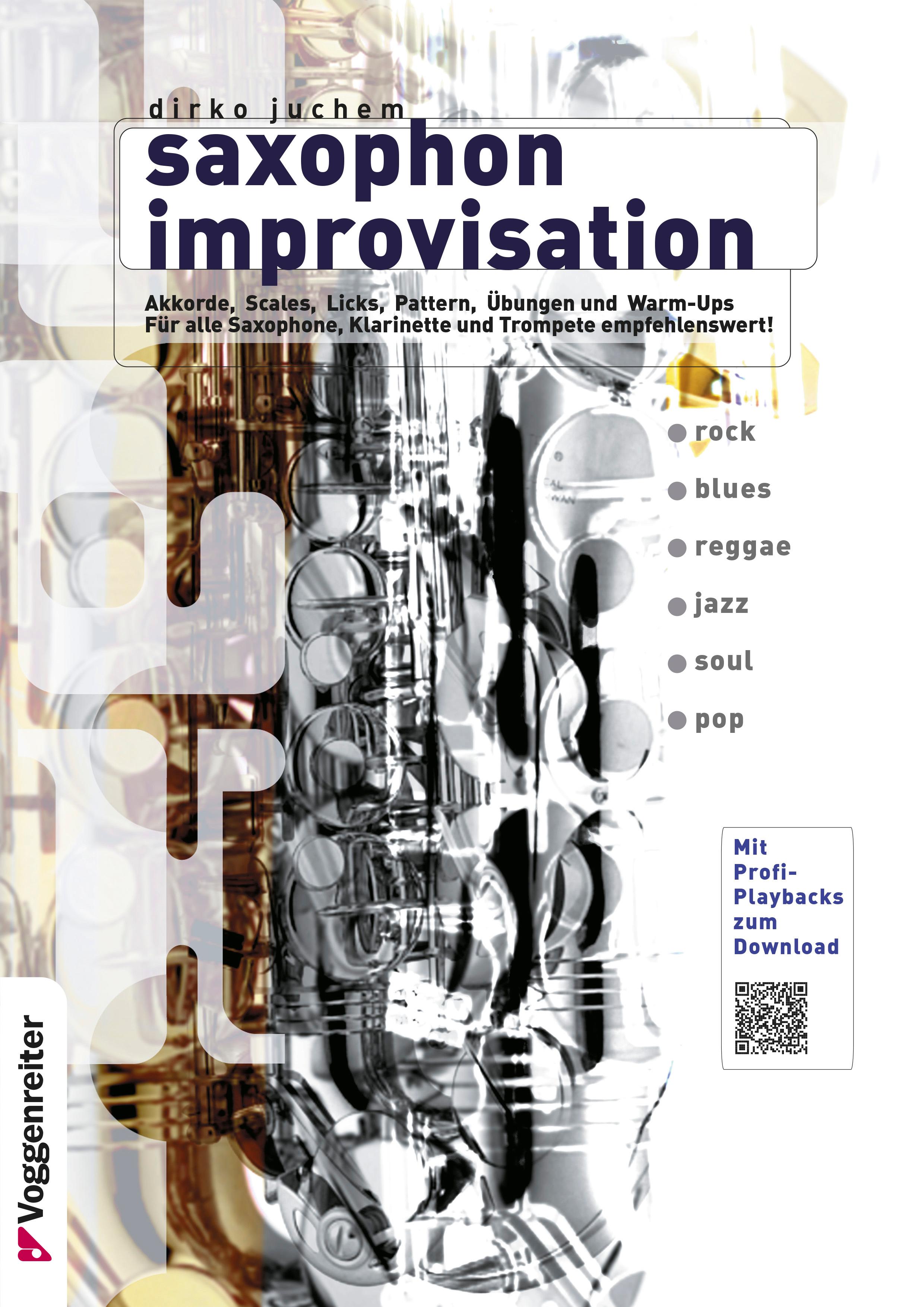 Vorderes Coverbild Saxophon Improvisation
