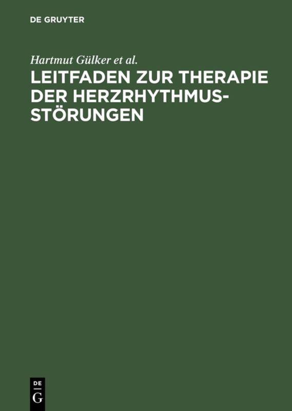 Vorderes Coverbild Leitfaden zur Therapie der Herzrhythmusstörungen