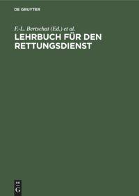 Vorderes Coverbild Lehrbuch für den Rettungsdienst