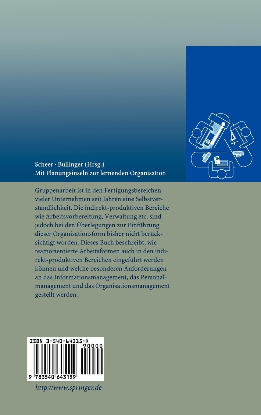 Rückseitencover Mit Planungsinseln zur lernenden Organisation
