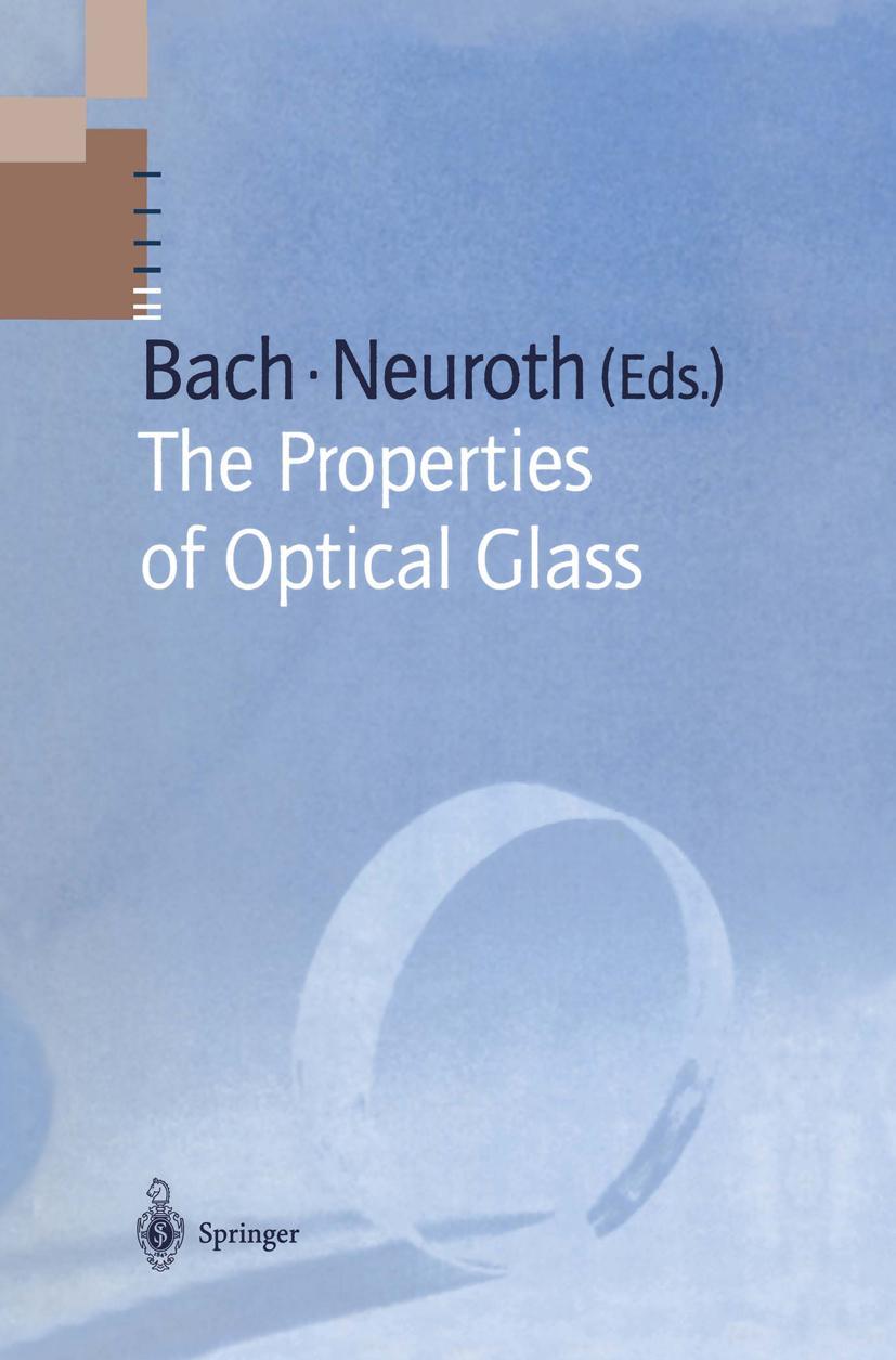 Vorderes Coverbild The Properties of Optical Glass