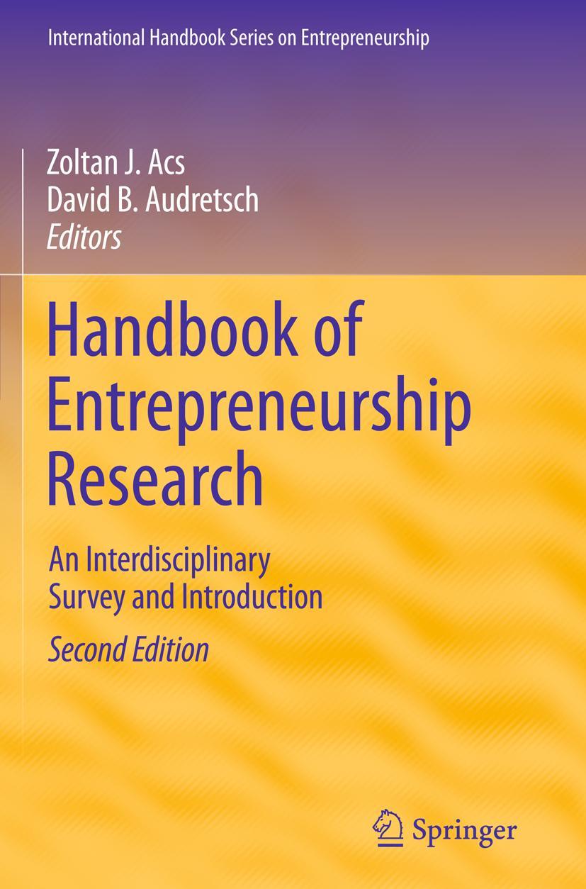 Vorderes Coverbild Handbook of Entrepreneurship Research