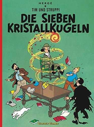 Vorderes Coverbild Tim und Struppi 12. Die sieben Kristallkugeln