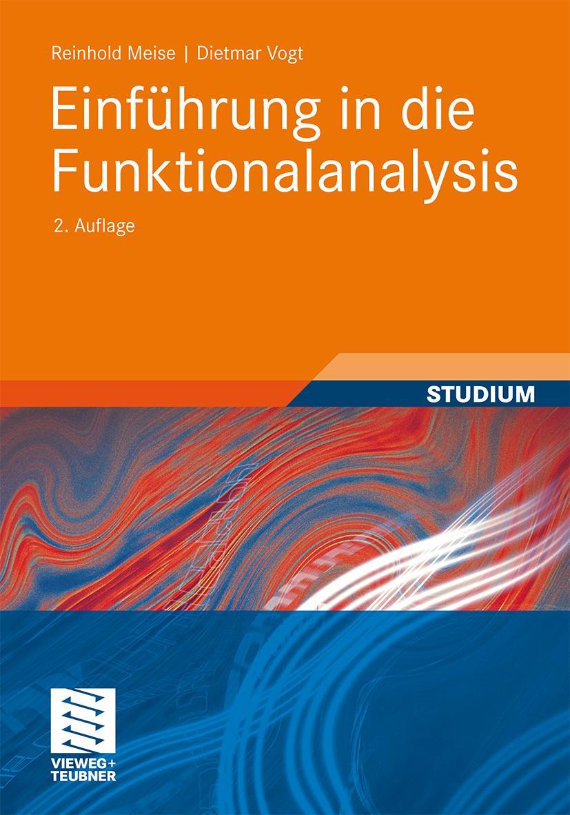 Vorderes Coverbild Einführung in die Funktionalanalysis