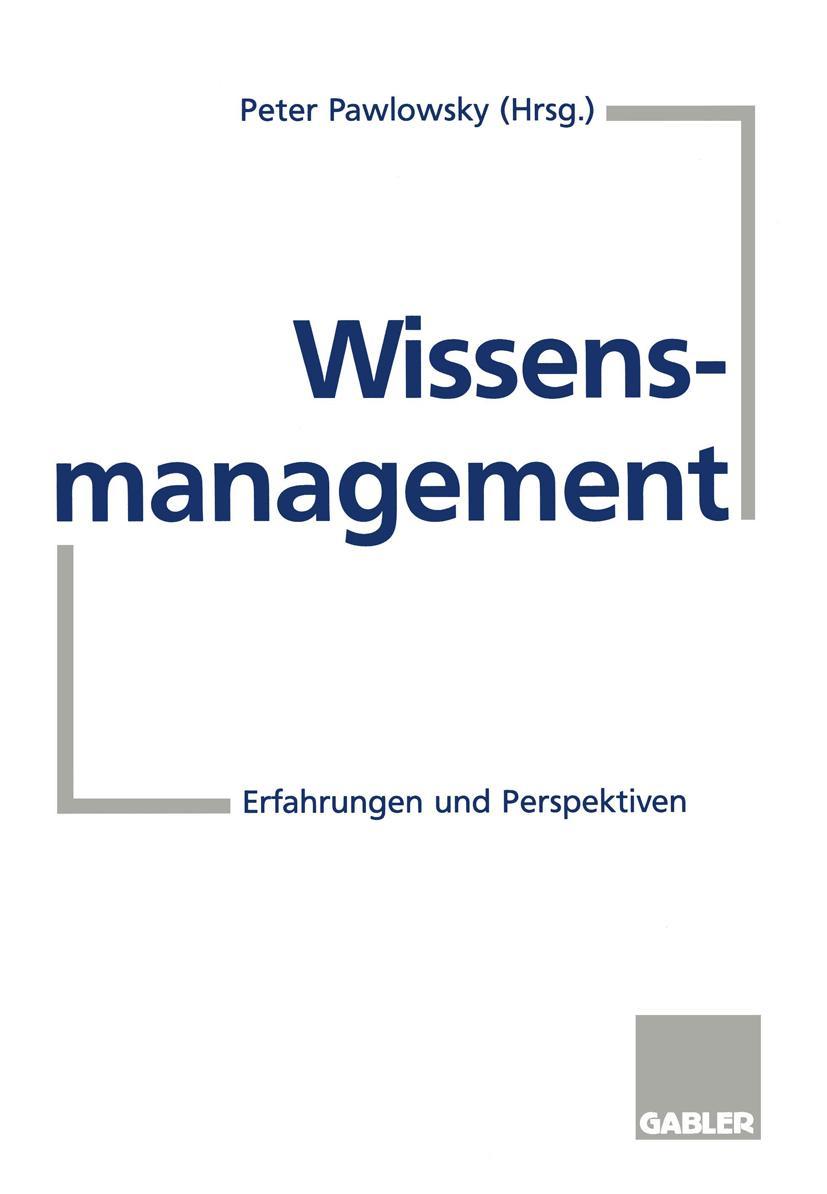 Vorderes Coverbild Wissensmanagement