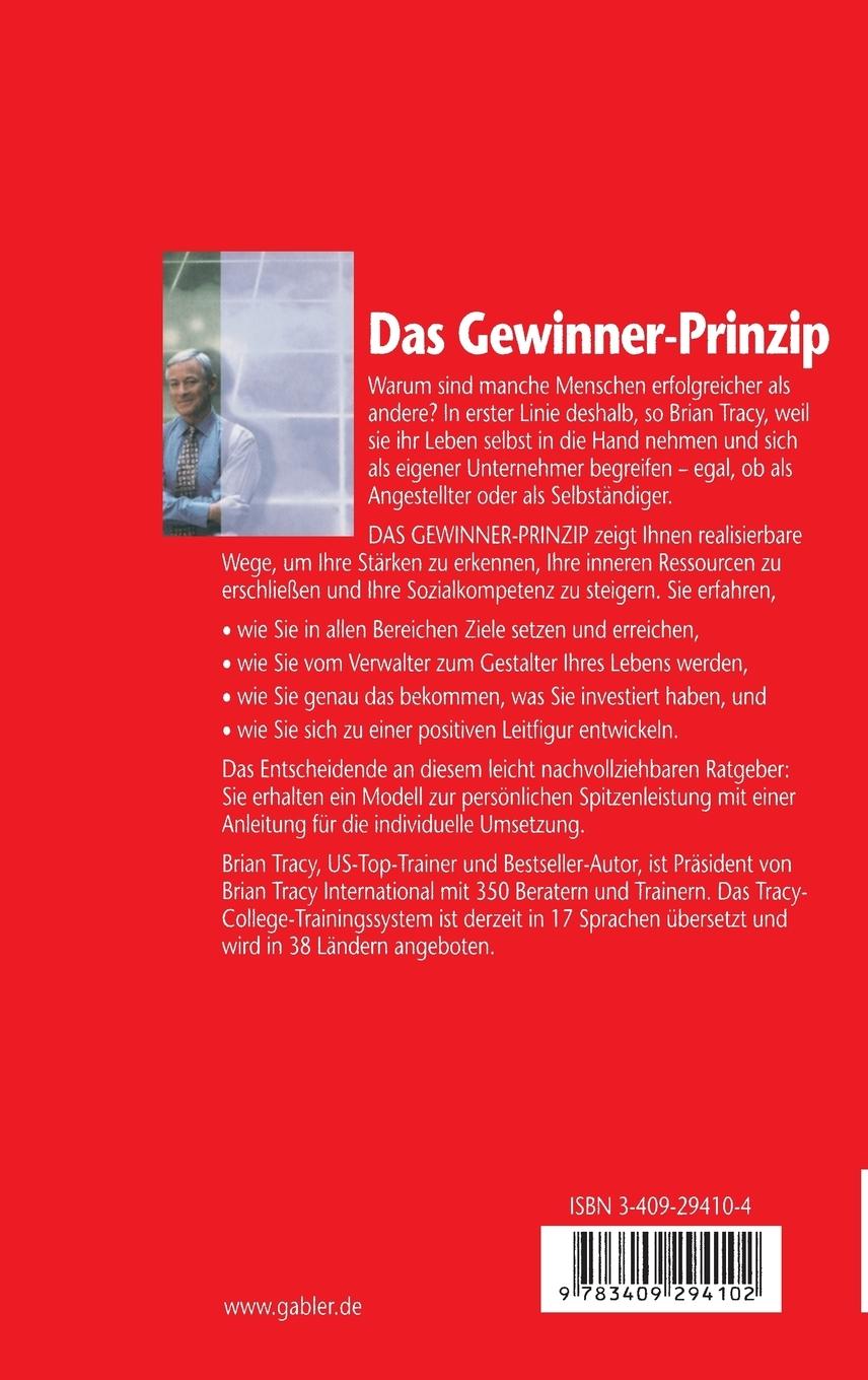 Rückseitencover Das Gewinner-Prinzip