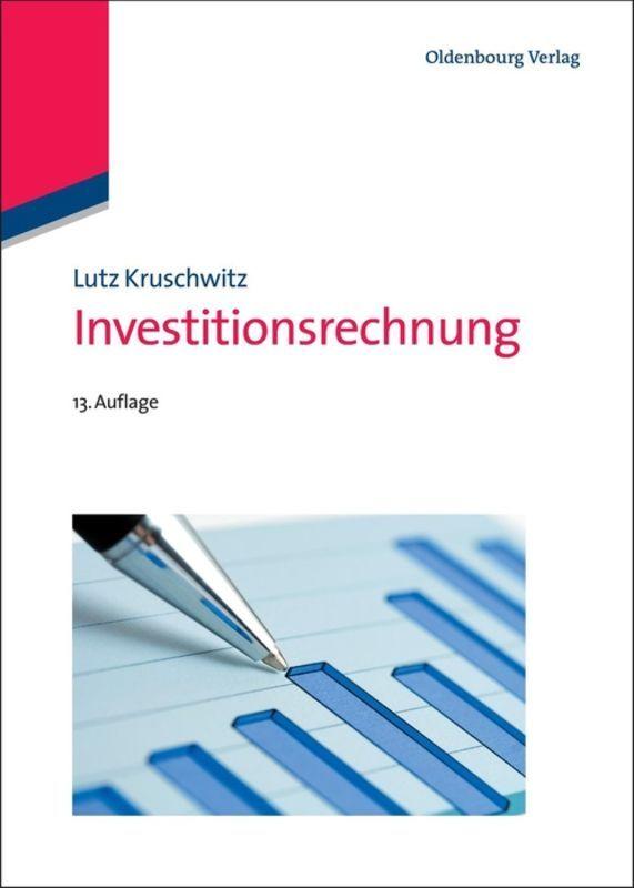 Vorderes Coverbild Investitionsrechnung