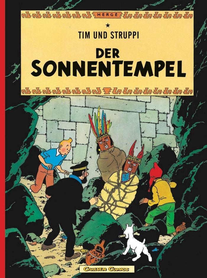 Vorderes Coverbild Tim und Struppi 13. Der Sonnentempel