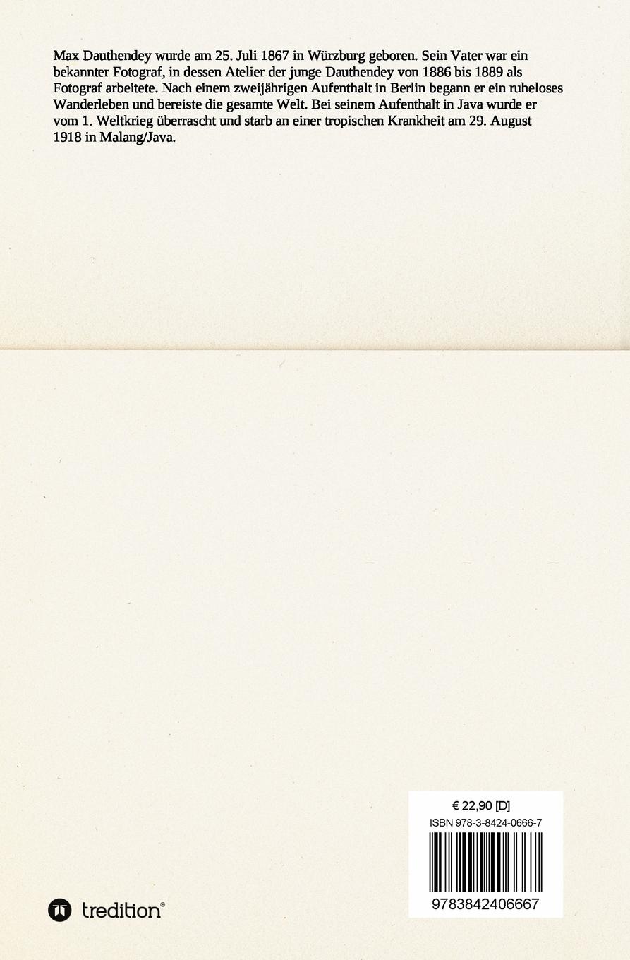 Rückseitencover Gedankengut aus meinen Wanderjahren