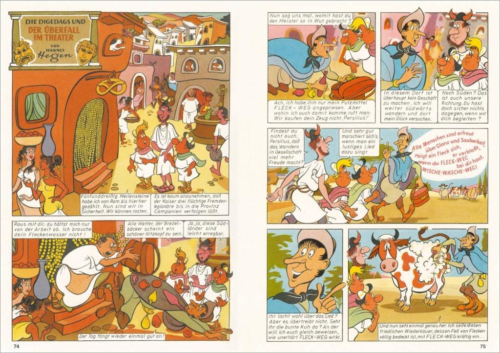 Beispielinhalt (Bild) Die Digedags. Römer-Serie 03. Die Seeschlacht