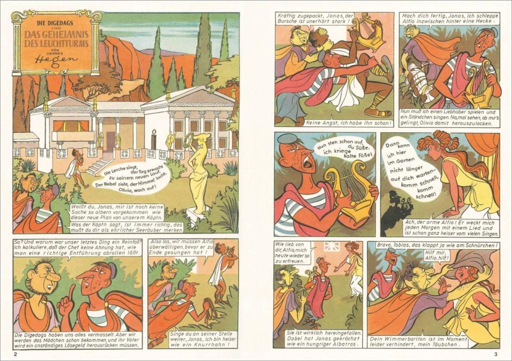 Beispielinhalt (Bild) Die Digedags. Römer-Serie 03. Die Seeschlacht