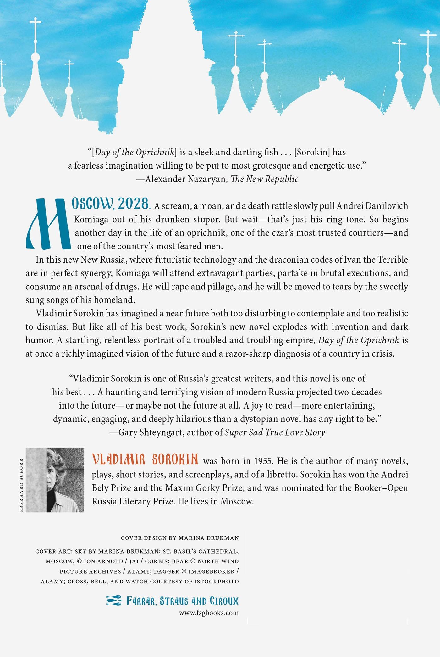 Rückseitencover Day of the Oprichnik