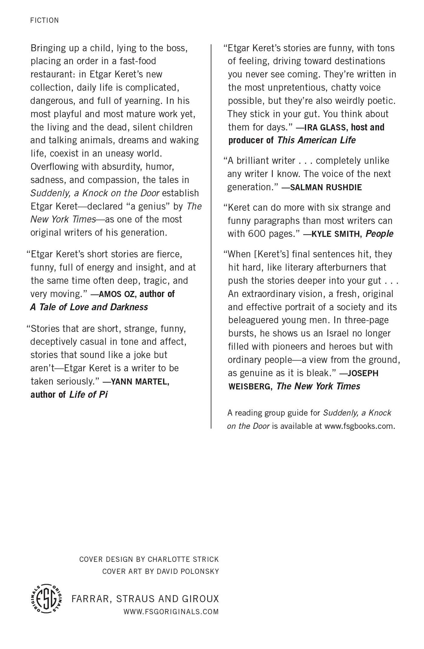 Rückseitencover Suddenly, a Knock on the Door