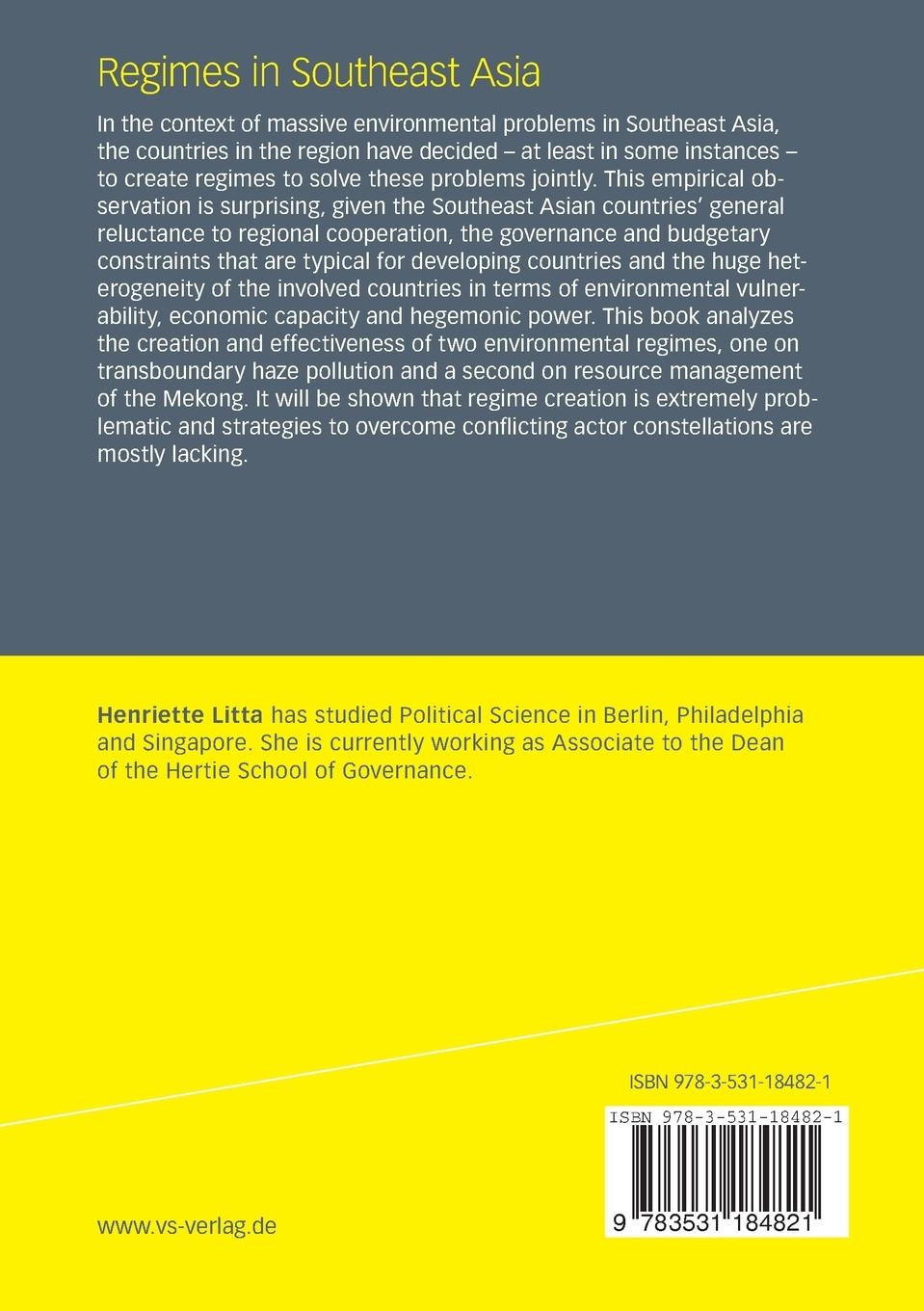 Rückseitencover Regimes in Southeast Asia