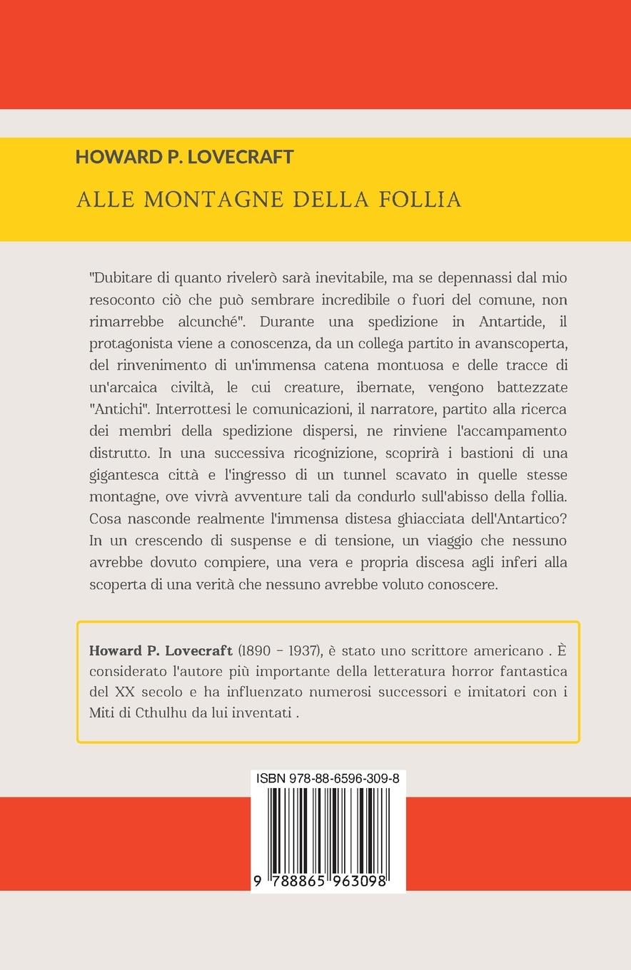 Rückseitencover ALLE MONTAGNE DELLA FOLLIA