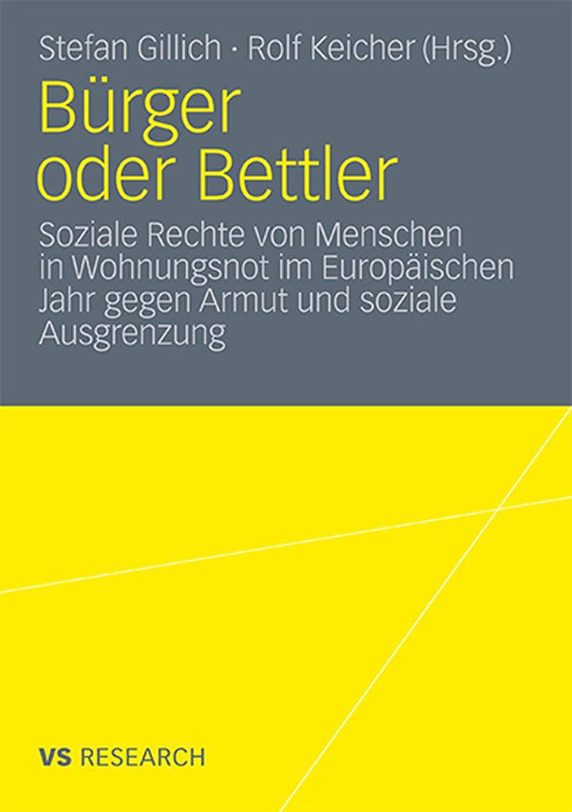 Vorderes Coverbild Bürger oder Bettler