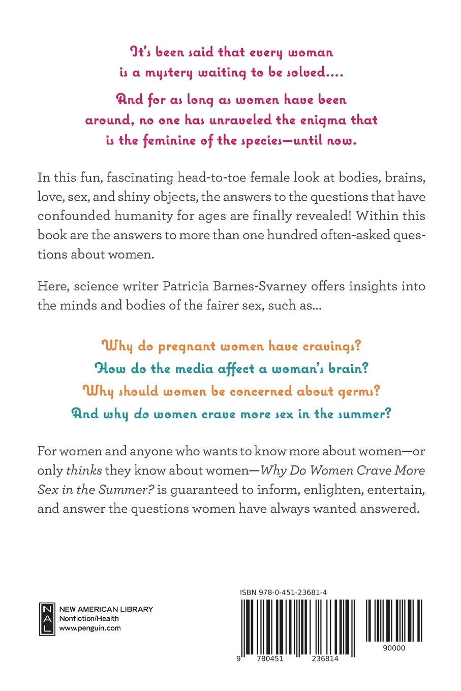 Rückseitencover Why Do Women Crave More Sex in the Summer?