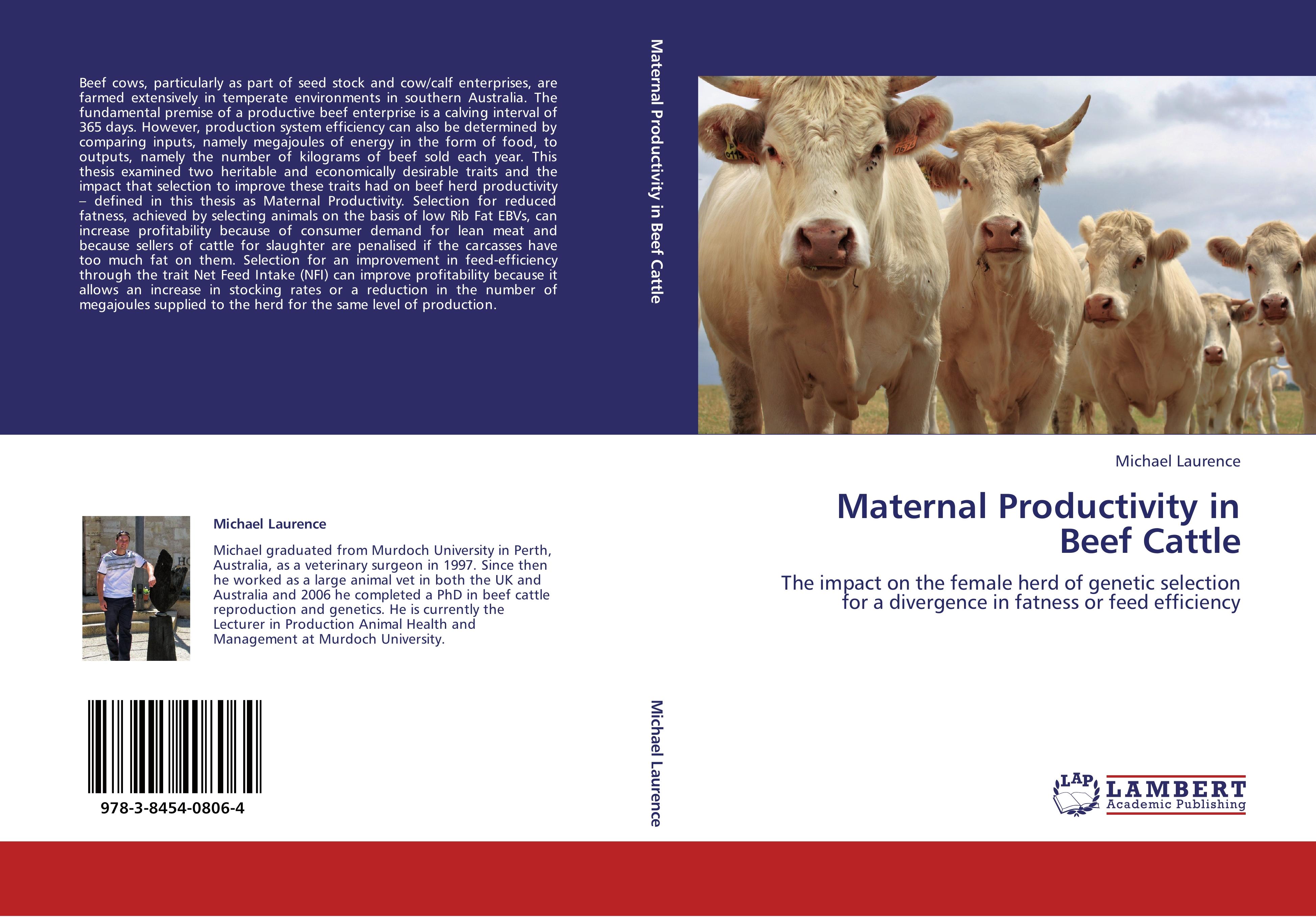 Vorderes Coverbild Maternal Productivity in Beef Cattle