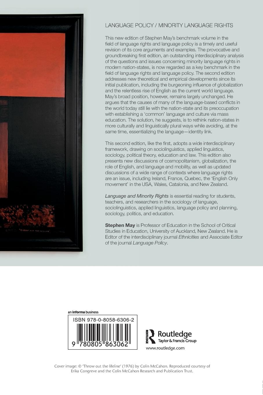 Rückseitencover Language and Minority Rights