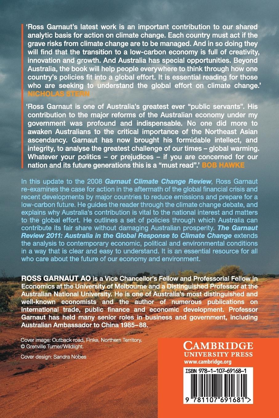 Rückseitencover The Garnaut Review 2011