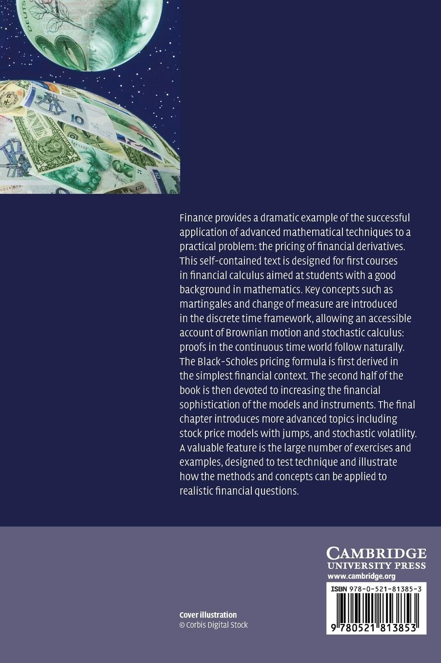 Rückseitencover A Course in Financial Calculus