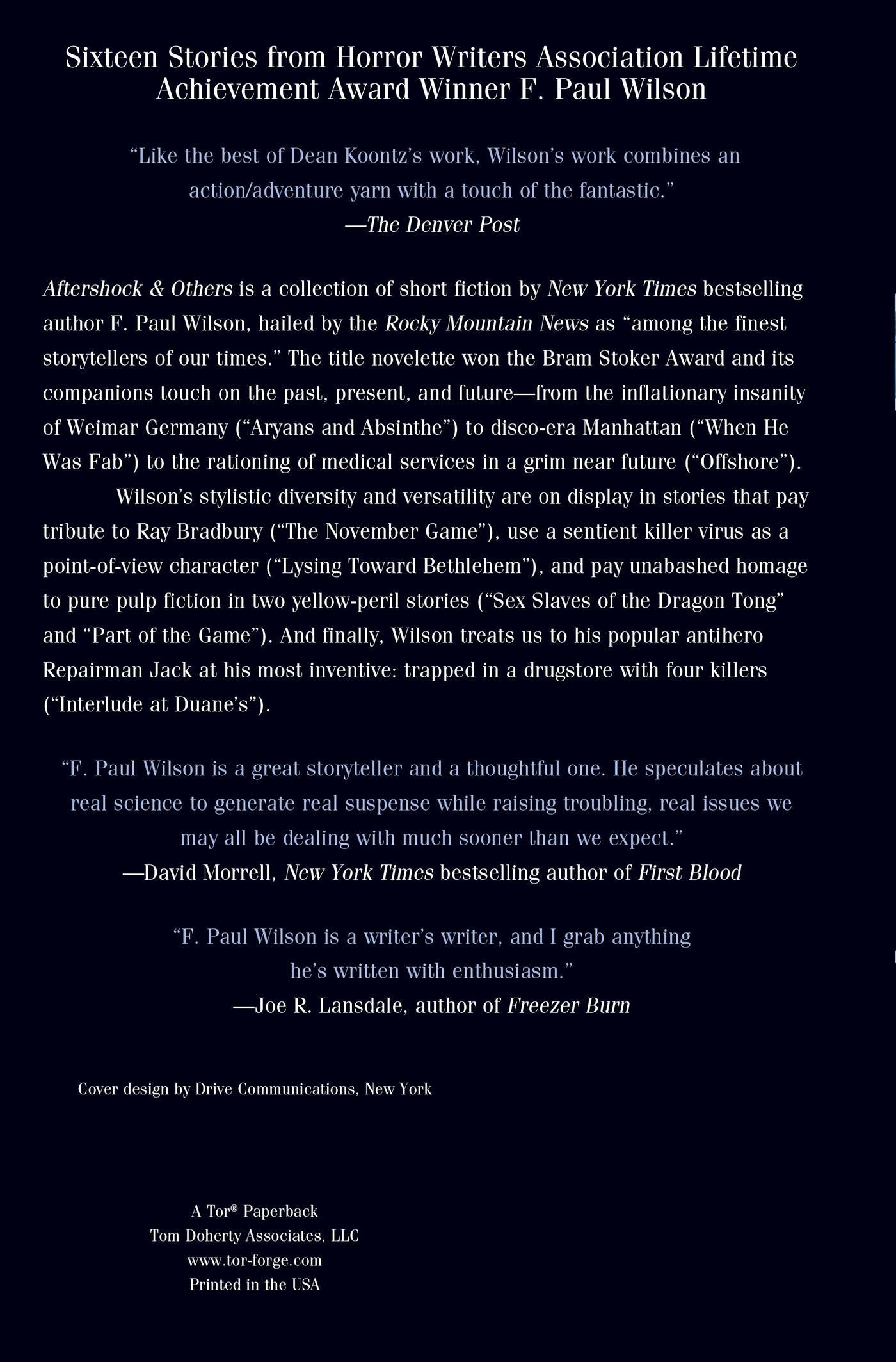 Rückseitencover AFTERSHOCK & OTHERS