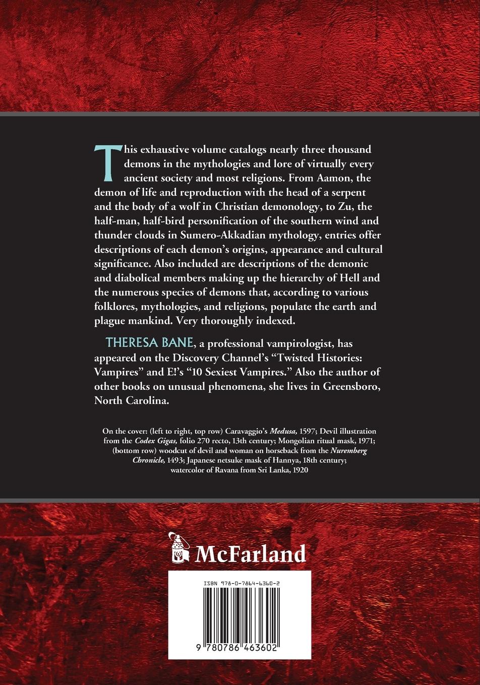 Rückseitencover Encyclopedia of Demons in World Religions and Cultures